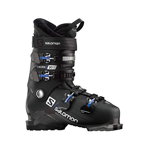 Salomon X Access 80 Wide Mens Ski Boots Black/White Sz 7/7.5 (25/25.5)