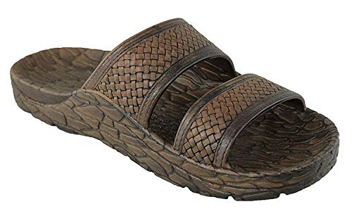 Pali Hawaii Rugged Men's Jesus Sandals Jandals (13 D(M) US, Light Brown)