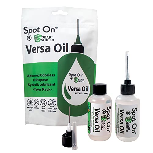 Spot On Gear Shield Versa Oil Advanced Odorless All Purpose Synthetic Lubricant - 2 Pack