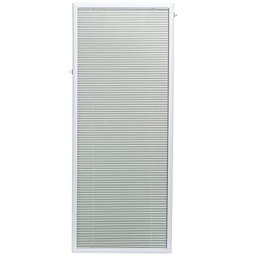 ODL Add On Blinds for Doors With Flush Frame - Outer Frame Measurement 25' x 66'- Home Improvement - Easy to Install, Use and Maintain - Innovative Window Shades Protected Behind Tempered Safety Glass