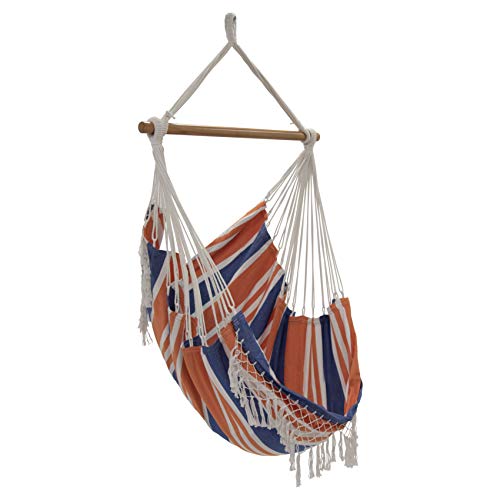 Vivere B540 Hammock, Orange, Blue, White