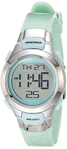 Armitron Sport Women's Digital Chronograph Resin Strap Watch, 45/7012