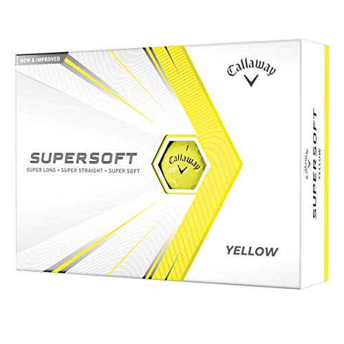 Callaway Golf Supersoft Golf Balls (2021 Version, Yellow)