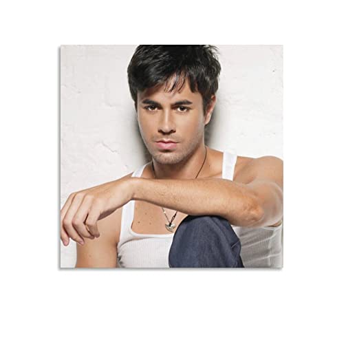 Enrique Iglesias Pop Singer-songwriter Poster (5) Wall Art Picture Painting Poster Canvas Print Posters Artworks Bedroom Living Room Decor 12x12inch(30x30cm)