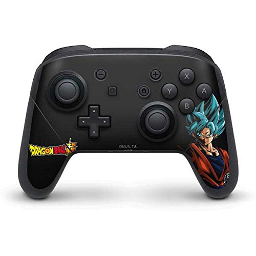 Skinit Decal Gaming Skin Compatible with Nintendo Switch Pro Controller - Officially Licensed Dragon Ball Super Goku Dragon Ball Super Design