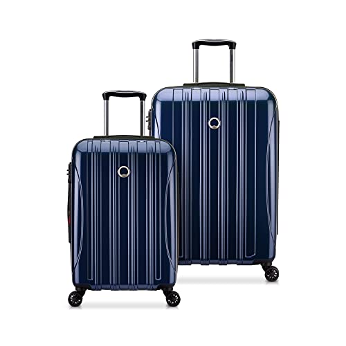 DELSEY Paris Helium Aero Hardside Expandable Luggage with Spinner Wheels, Blue Cobalt, 2-Piece Set (21/25)