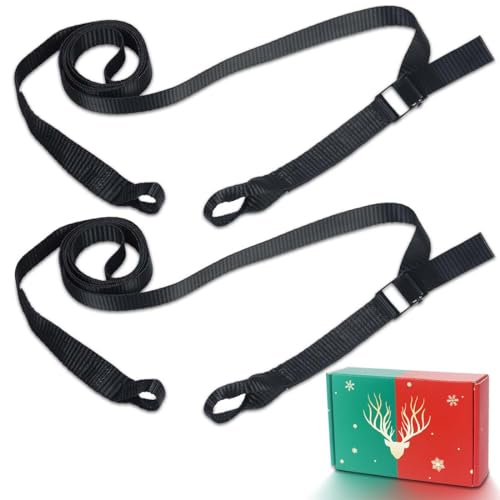 Huntury Climbing Stick Straps, Tree Stand Strap, Climbing Steps Replacement Strap, Climbing Stick Attachment, Quick, Easy and Quiet to Install, Pack of 2