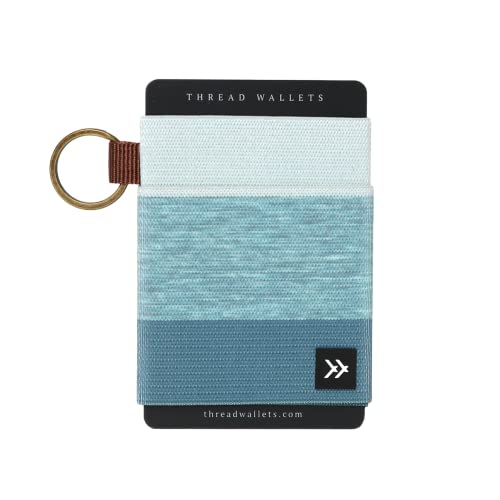 Thread Wallets Slim Minimalist Elastic Wallet for Men & Women | Small Credit Card Holder for Front Pocket (Swell)