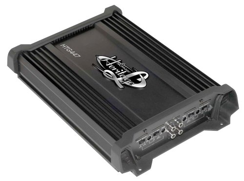 Lanzar Heritage HTG447 Car Amplifier - 1400 W RMS - 2000 W PMPO - 4 Channel - Class AB