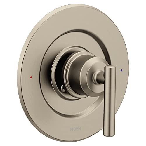 Moen T2901BN Gibson Posi-Temp Pressure-Balancing Modern Trim Valve Required, Brushed Nickel