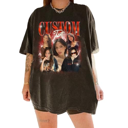 Custom Your Own Bootleg Shirts, Custom Bootleg Rap Tee, Your Custom Text Shirt, Custom Photo Vintage T-Shirts, Customa Bootleg Tee, Custom Graphic Tees, Birthday Gift