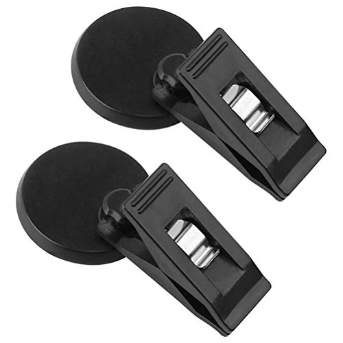 Car Note Pad Holder, 18 * 10 * 3 2Pcs Car Parking Ticker Holder Memo Holder Car Clip Windscreen Holder Self Adhesive Tickets Clips (Black)