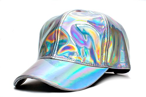 Back to The 80s Future Hat Curved Bill Rainbow Marty McFly Hat Cap Adult