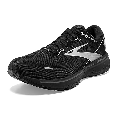 Brooks Men's Ghost 14 GTX Waterproof Neutral Running Shoe - Black/Black/Ebony - 10.5 Medium