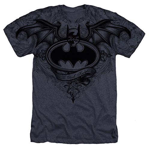 Batman Winged Skull Logo All Over T Shirt & Stickers (Large)