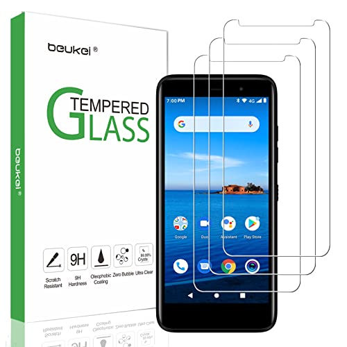 beukei (3 Pack) Compatible for Hot Pepper Serrano Screen Protector Tempered Glass,Touch Sensitive,Case Friendly, 9H Hardness