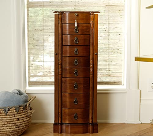 Hives and Honey | Francesca Jewelry Armoire | Walnut