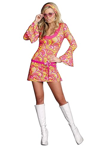Dreamgirl Women's Go Go Gorgeous Costume, Multi, Large