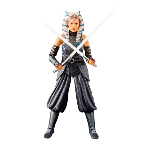 STAR WARS The Black Series Ahsoka Tano Toy 6-Inch-Scale The Mandalorian Collectible Action Figure, Toys for Kids Ages 4 and Up