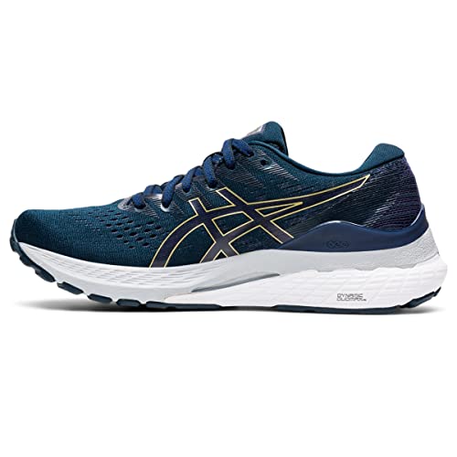 ASICS Women's Gel-Kayano 28 Running Shoes, 8.5, French Blue/Thunder Blue