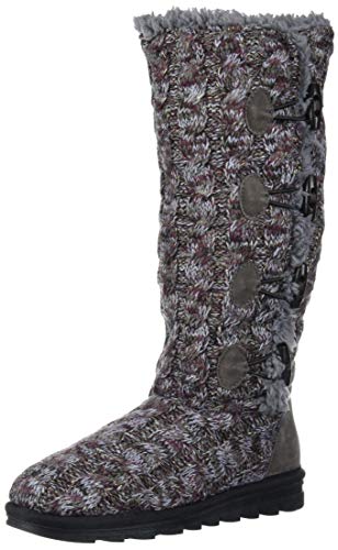 MUK LUKS womens Women's Felicity Knee High Boot, Purple, 8 US