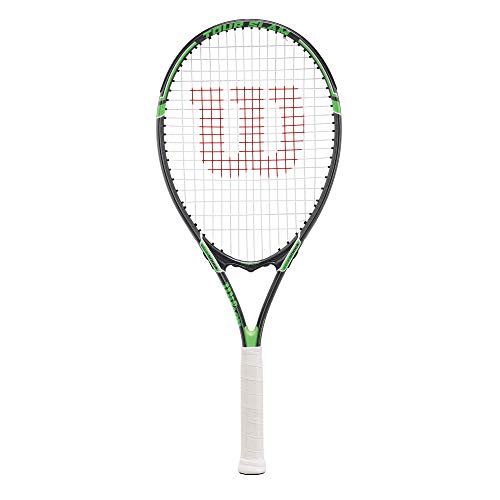 Wilson Tour Slam Adult Recreational Tennis Racket - Grip Size 4 - 4 1/2', Grey/Green