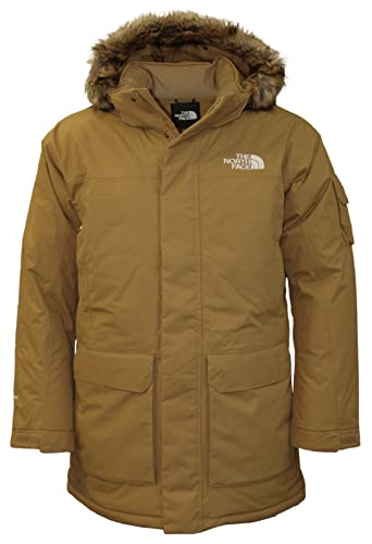 THE NORTH FACE Men's McMurdo Parka (as1, alpha, l, regular, regular, Utility Brown/White logo/Brown)