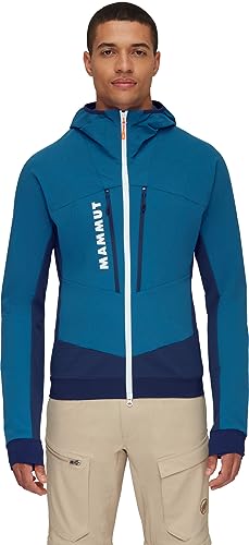 Mammut Aenergy SO Hybrid Hooded Jacket - Men's Deep Ice/Marine X-Large