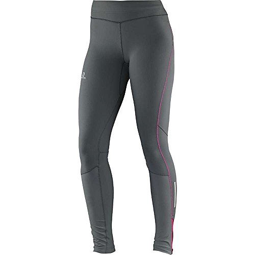 Salomon Women's Equip Arm Tights, Small, Galet Grey