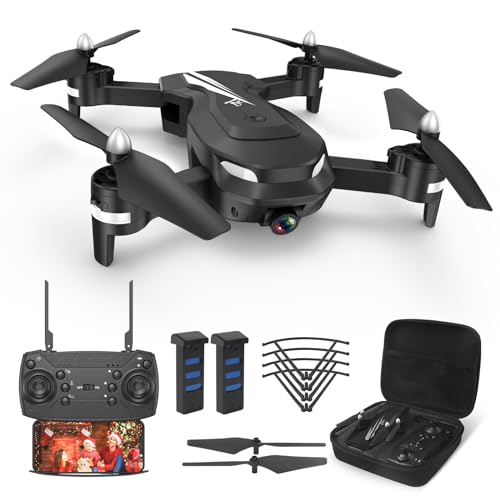FERIETELF T26 Drones for Adults - 1080P HD RC Drone, Fpv Drone with Camera, With WiFi Live Video, Altitude Hold, Headless Mode, 3D Flip, Gravity Sensor, One Key Take Off/Landing for Kids or Beginners