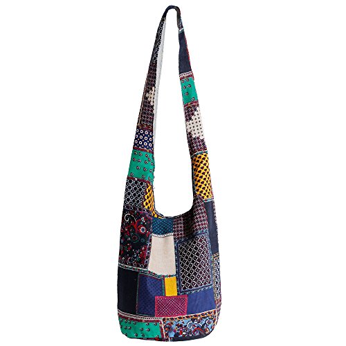 miaomiaojia Ethnic Style Lady's Everyday Crossbody Shoulder Bags Women Tourist Cotton Fabric Bag 026#1122