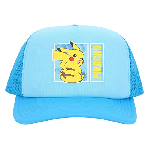 Bioworld Pokemon Pikachu Mesh and Microfiber Youth Foam Trucker Hat