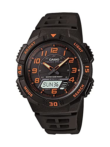 Casio Men's AQS800W-1B2VCF 'Slim' Solar Multi-Function Ana-Digi Sport Watch
