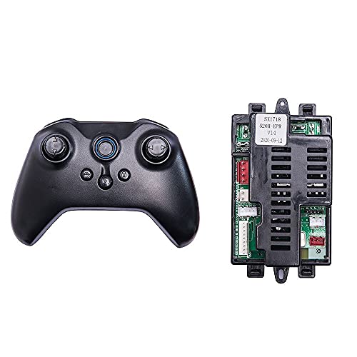 FULIHUA SX1718 520H-EPR Remote Control and Receiver, for Kids Ride On Toys, 12V Control Box Motherboard Accessories Ride On Car Replacement Parts, 1718