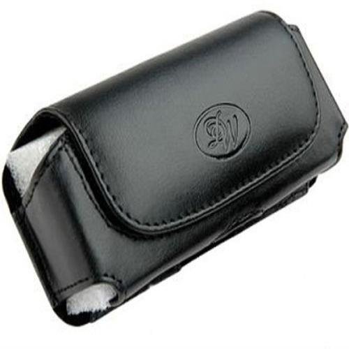 Leather Sideways Belt Clip Case Pouch Cover Magnetic Closure for LG 236C