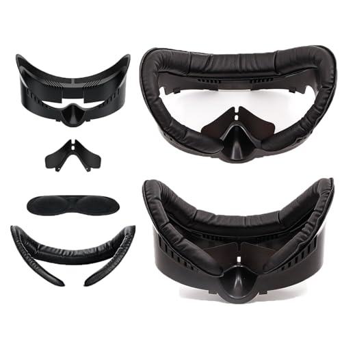 CBDYWVR VR Facial Interface & Removable Nose Guard for Oculus Quest 3, VR Accessories, Removable Face Cover Pad Sweat-Proof PU Foam Cushion Compatible with Meta Quest 3 Original Spacer