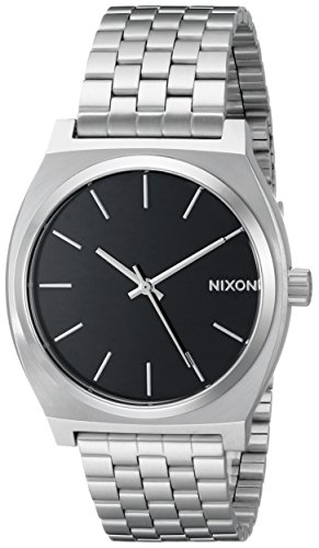 Nixon Unisex Time Teller Japanese quartz Stainless Steel watches Black A045
