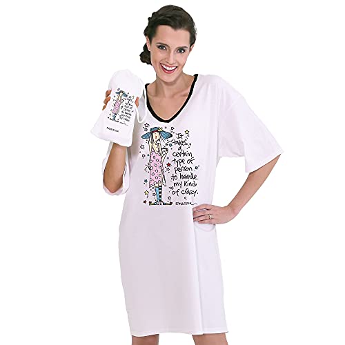 Emerson Street Clothing | It takes a certain type of person to handle my kind of crazy! | Ladies Nightshirt White