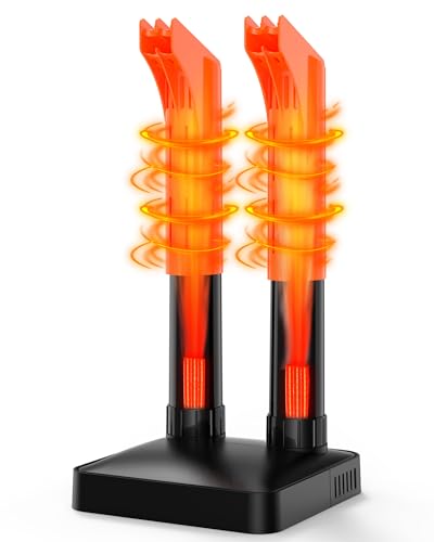 xasla Boot Dryer Shoe Dryer, Glove Dryer with Heat Blower, Ultra Silent Electric Boot Warmer with Articulating Ports, Quick Drying for Work Boots, Ski Boots, Sneakers, Gloves, Hats, Helmets