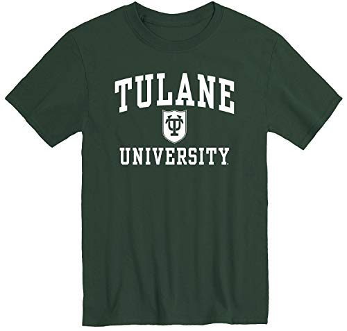 Barnesmith Tulane University Green Wave Short-Sleeve T-Shirt, Heritage, Hunter Green, Medium
