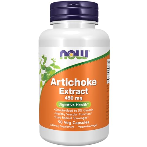 Now Foods Artichoke Extract 450mg, Veg-capsules, 90-Count