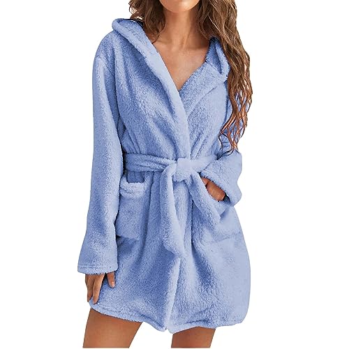 Mittory Towel Robe for Women Lightweight Terry Cloth Bathrobe Bath Gown Soft Ladies Robe