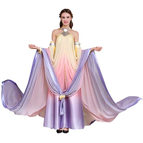 CosplayDiy Women's Dress for Queen Padme Amidala Cosplay L