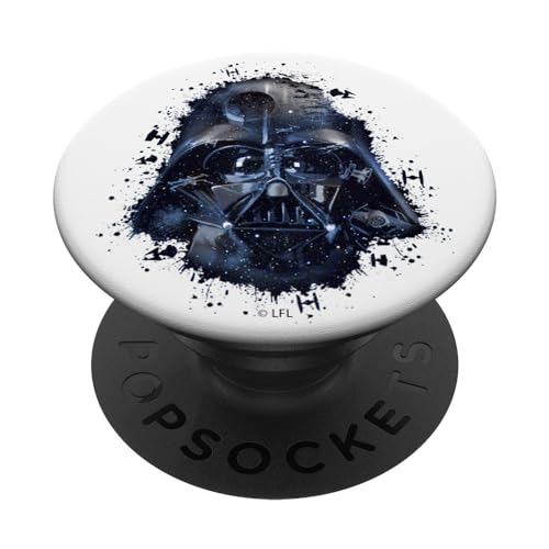 Star Wars Darth Vader Splatter Galaxy Helmet PopSockets Standard PopGrip