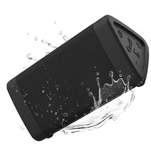 OontZ Angle 3 Bluetooth Speaker, up to 100 ft Wireless Range, up to 24 hrs of Playtime, Portable Small Speaker for iPhone, Android Phones, Crystal Clear Sound, IPX5 Portable Bluetooth Speaker, Black