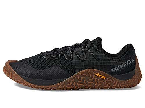 Merrell Women's Trail Glove 7 Sneaker, Black/Gum, 9