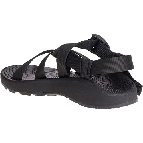 Chaco mens Banded Z Cloud Sandal, Solid Black, 10 US