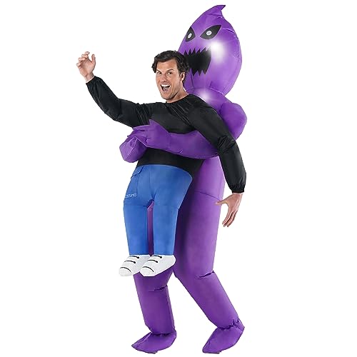 Morph Ghost Inflatable Costume, Purple Inflatable Costume, Grim Reaper Inflatable Costume, Inflatable Costume Adult
