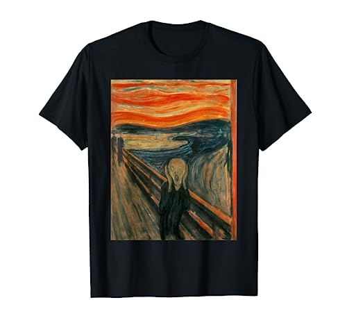 The Scream by Edvard Expressionism Munch Art T-Shirt