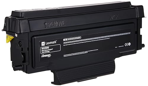 Lexmark B221000 Black Return Program Toner Catridge,Gray/White